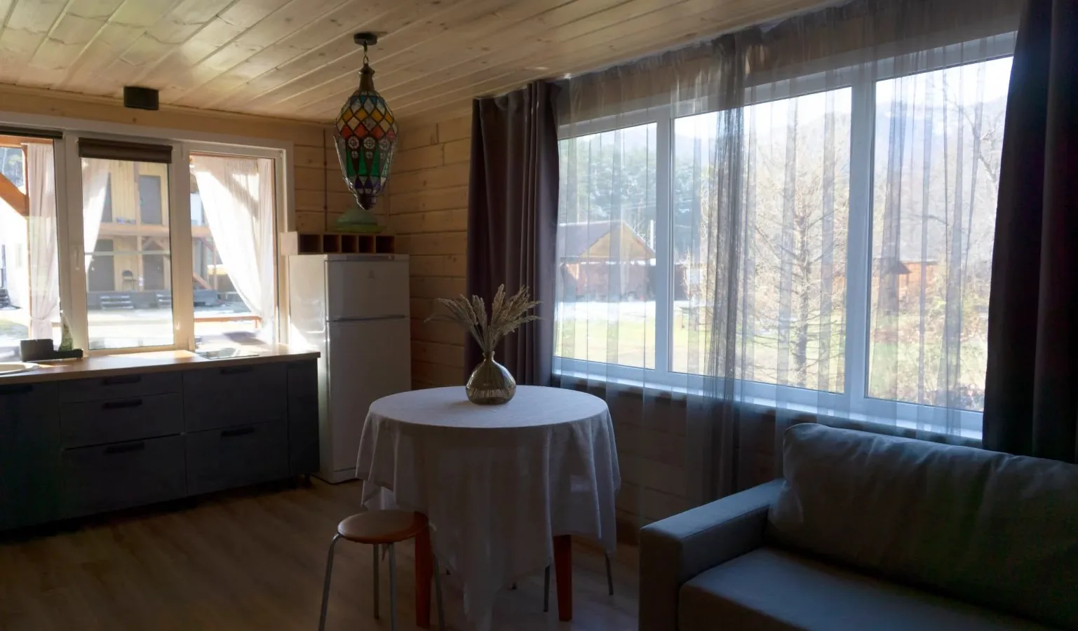Кухня-гостиная Панорамного номера